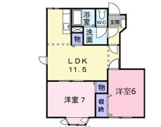 フレンド大囿の間取り画像