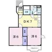 シャルムハイツ・U Aの間取り画像