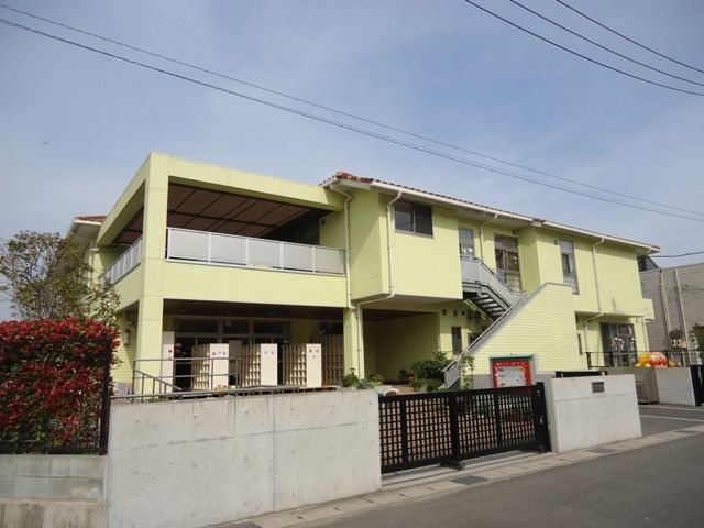 近くの水呑こども園まで300m（徒歩4分）