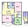 シャルムハイツ・U Bの間取り画像