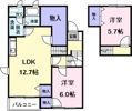 アルファ スィートBの間取り画像