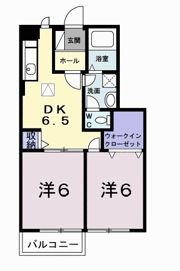 ソレイユ・TUKASAⅡの間取り画像