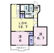 サンシャインBの間取り画像