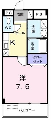 クレセールBの間取り画像