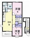 パインツリー21 Aの間取り画像
