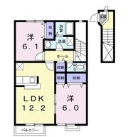 クレストール保美の間取り画像