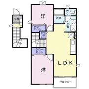 サンパティークⅢの間取り画像