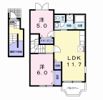 パインヒル石井 Aの間取り画像