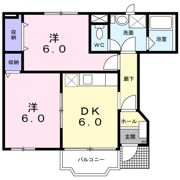 ラ・プリマヴェーラ Bの間取り画像