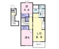 ボヌールN A棟の間取り画像