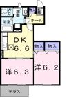 ベル エトワルの間取り画像