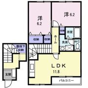ニューフラットCの間取り画像