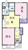 シティーパルⅡの間取り画像