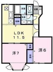 シャン・ド・フルールの間取り画像