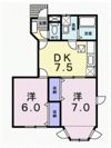 ソレイユ Bの間取り画像