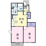 シャンホール Bの間取り画像