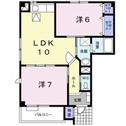 ハイツ Ueyama Aの間取り画像