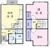 ボンヌシャンツNⅠの間取り画像