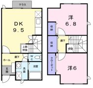 ボンヌシャンツN Ⅱの間取り画像