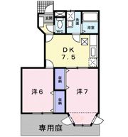 サンパティークAの間取り画像