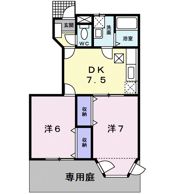 サンパティークBの間取り画像