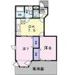 サンパティークBの間取り画像