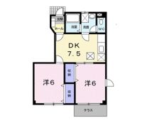 ソレアード石井 Aの間取り画像