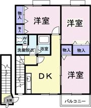 ベルク 21の間取り画像