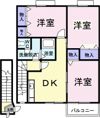 ベルク 21の間取り画像