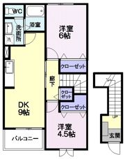 エクセレントヴィラ Cの間取り画像