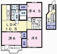 クールブラーシェAの間取り画像