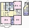 クールブラーシェAの間取り画像