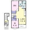 シエーヌ花梨の間取り画像