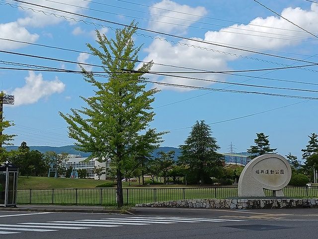 近くの福井運動公園まで412m(徒歩6分)