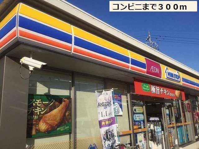 近くのミニストップまで300m（徒歩4分）