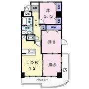 アズゥ－ルの間取り画像