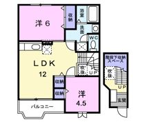 シティーパル Ⅱの間取り画像