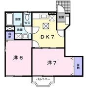 メイプル・ハイム Bの間取り画像