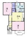 フローリッシュ小中野Bの間取り画像