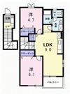 コスモハイツの間取り画像