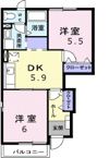 フロールの間取り画像