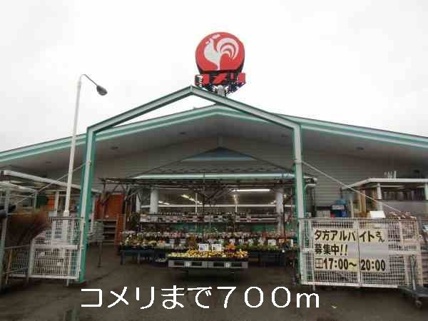 近くのコメリまで700m（徒歩9分）