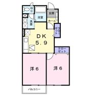 ル・モンドFⅠの間取り画像
