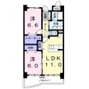 城南マンションの間取り画像