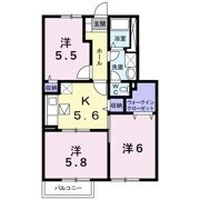 メゾンアイⅢの間取り画像