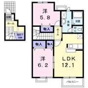 メリーディエースの間取り画像