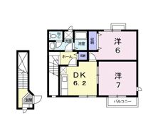 パルテール Bの間取り画像