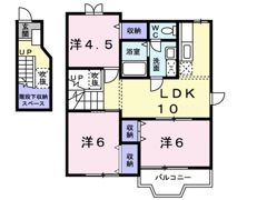 ニューハニーハイツ Cの間取り画像