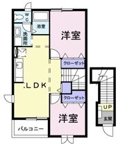 サンバースト Aの間取り画像