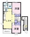 サンバースト Aの間取り画像